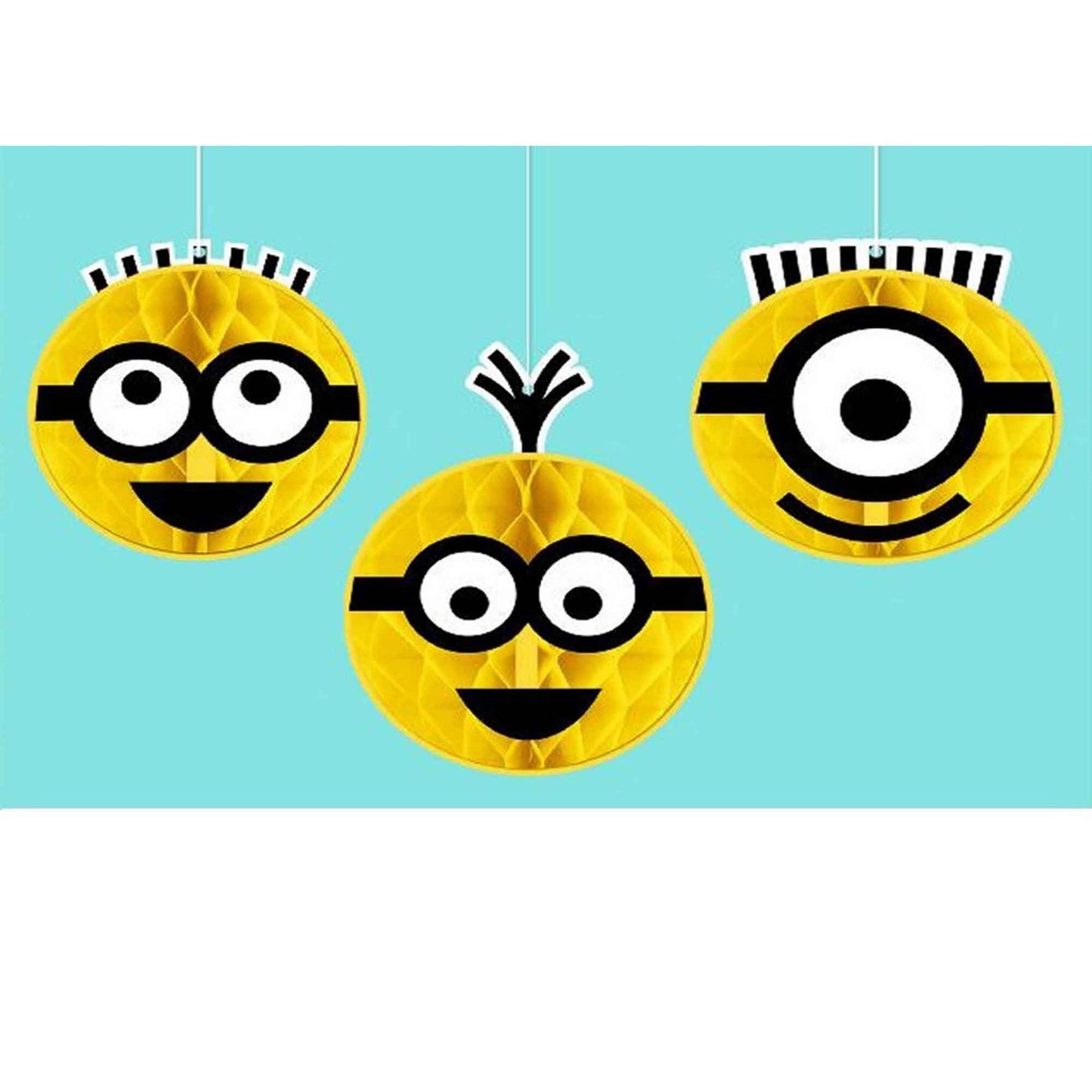 Despicable Me Honeycomb Decorations