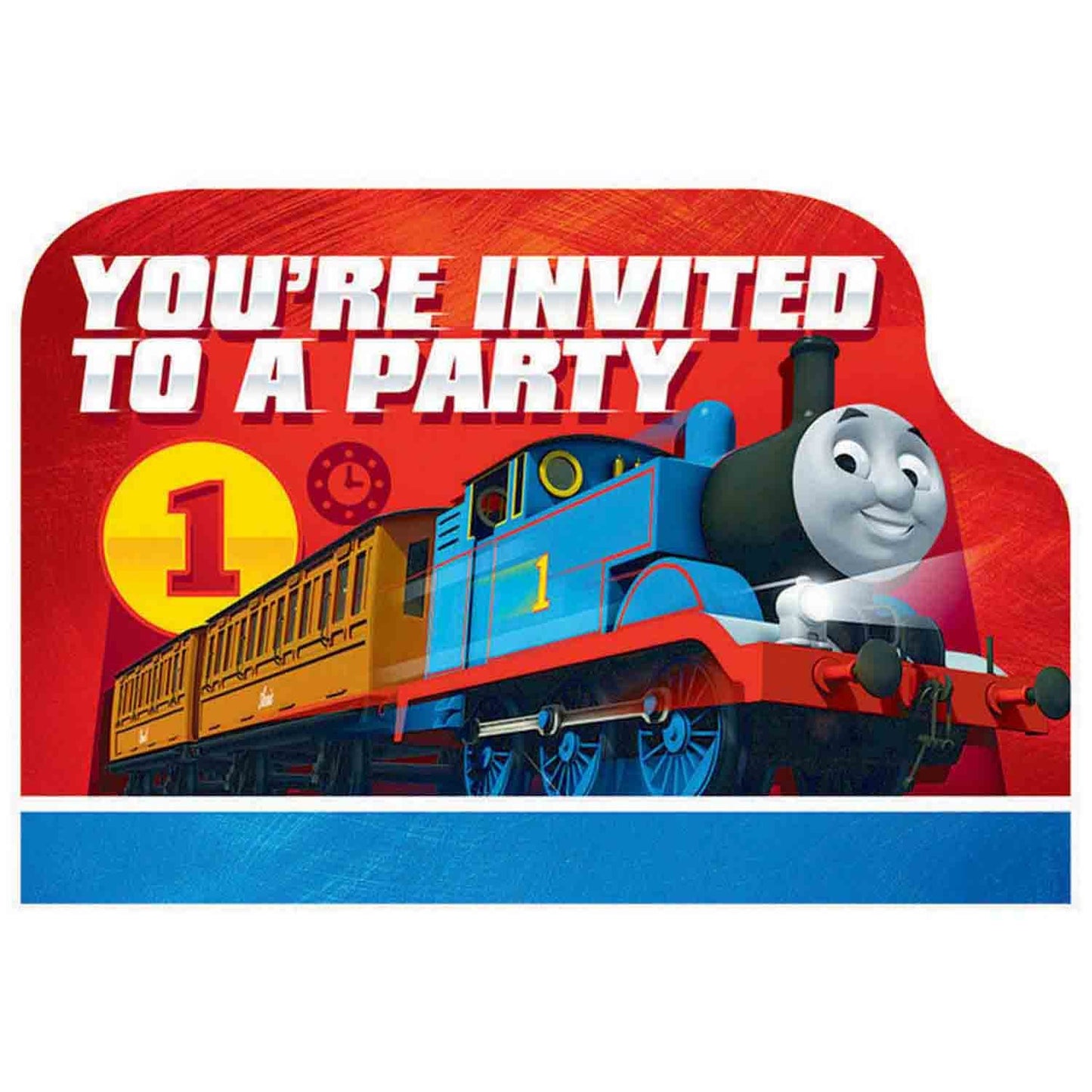 Thomas All Aboard Postcard Invitations