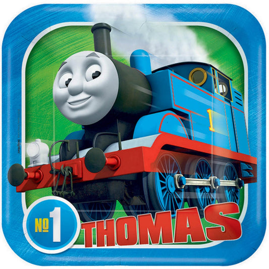 Thomas All Aboard 17cm Square Paper Plates