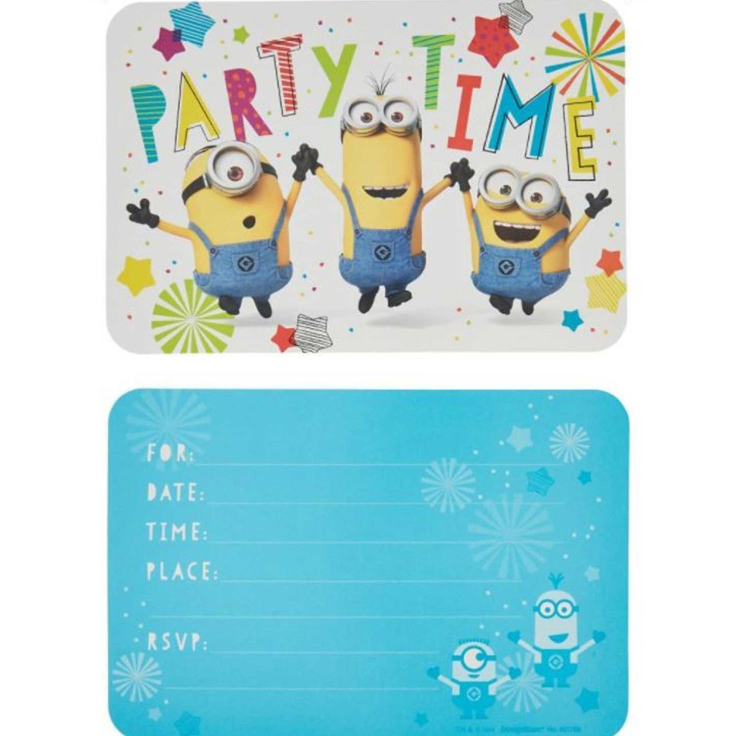 Despicable Me Postcard Invitations