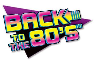 Back to the 80's Sign Cutout