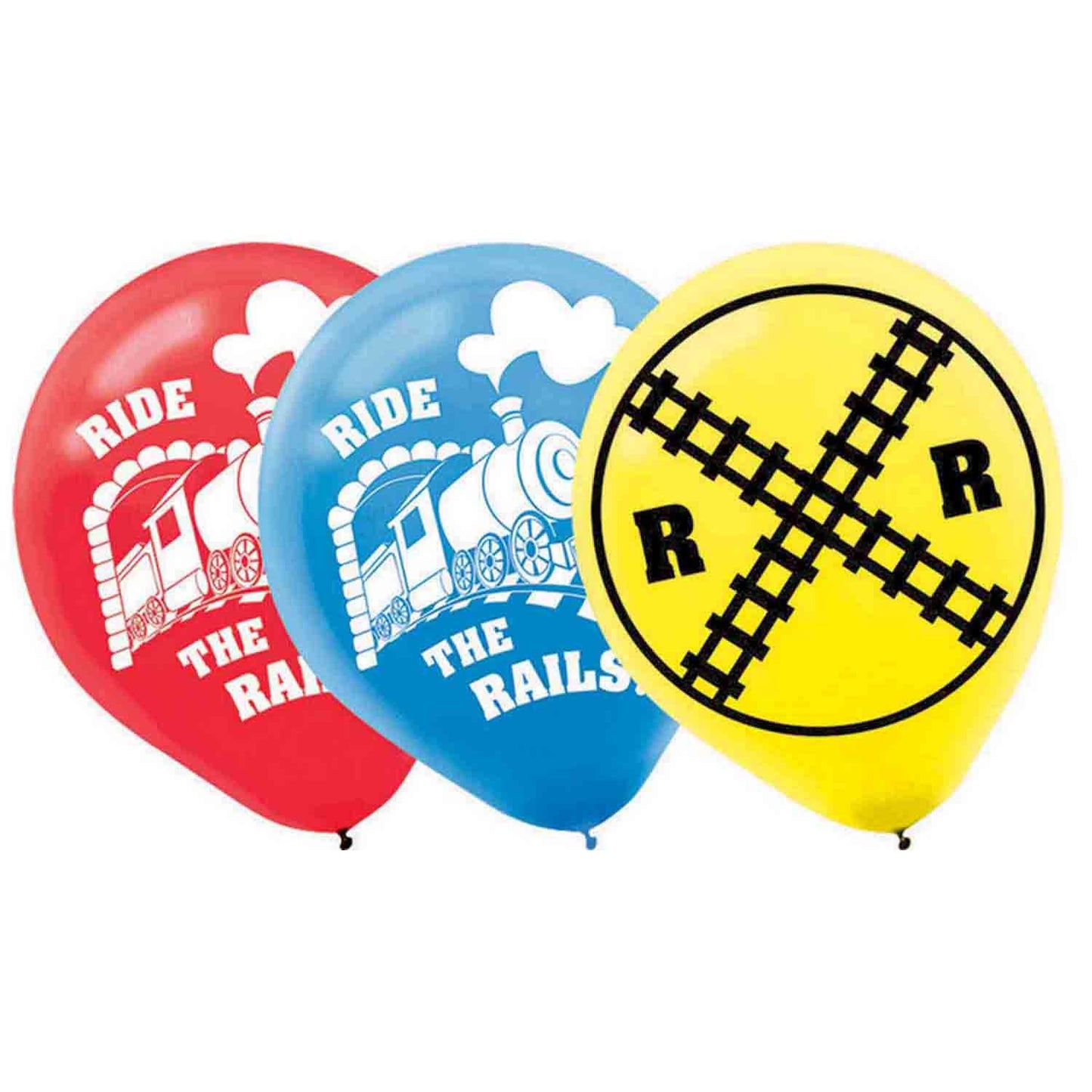 Trains 30cm Latex Balloons