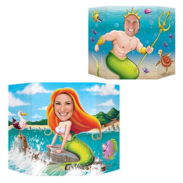 Mermaid & King Neptune Photo Prop