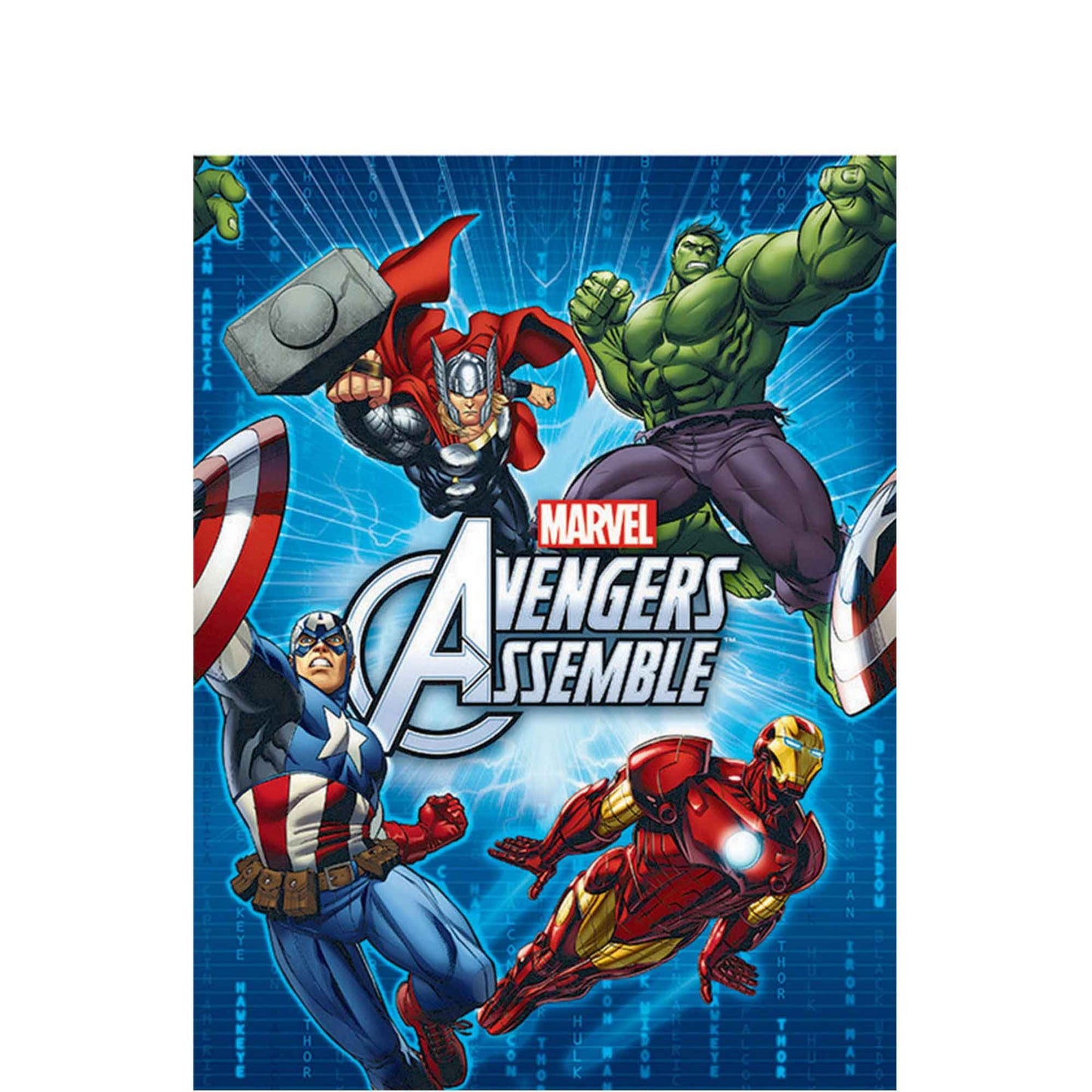 Avengers Assemble Plastic Tablecover