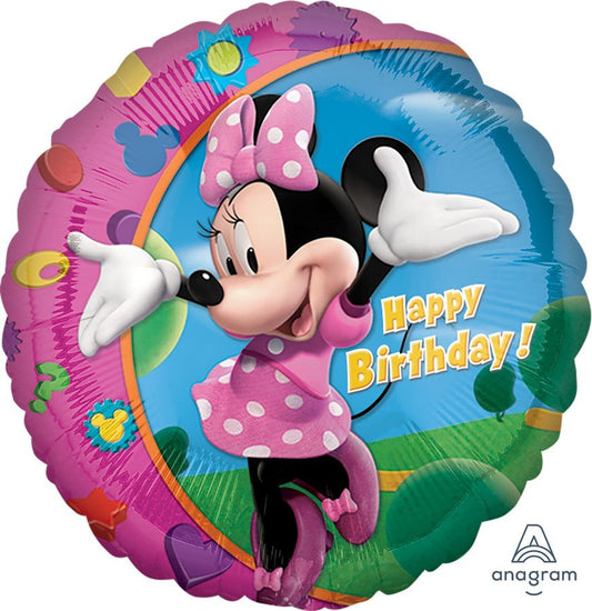 45cm Standard XL Minnie Happy Birthday