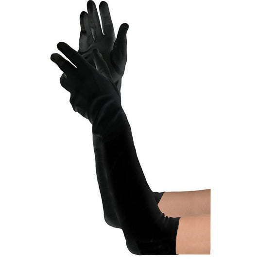 Long Black Gloves