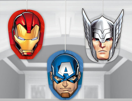 Avengers Epic Honeycomb Decorations - Tissue & Printed Paper (Pack of 3)