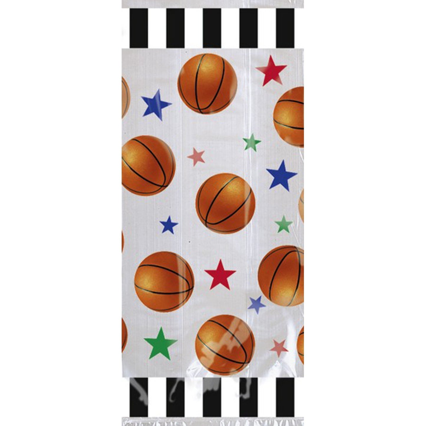 Basketball Fan Cello Party Loot Bags (Pack of 20)