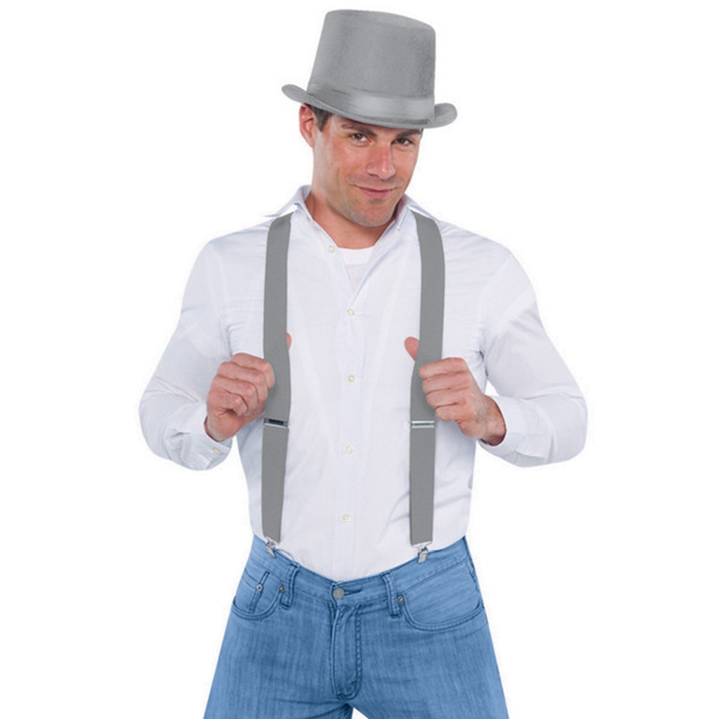 Suspenders -  Silver