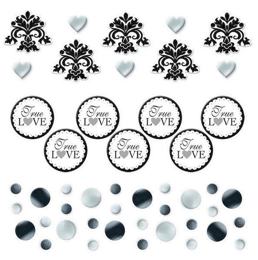 Black Scroll Confetti 34g