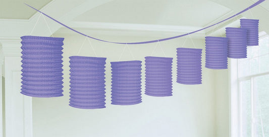 Paper Lantern Garland-New Purple