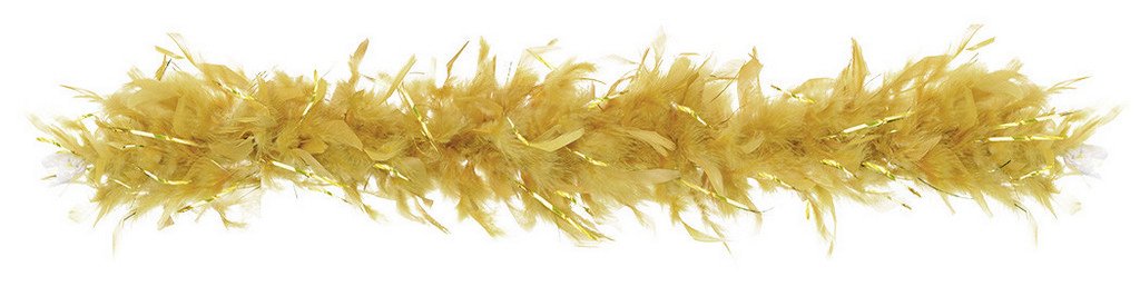 Feather Boa - Gold