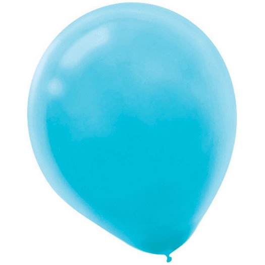 Latex Balloons 30cm 72CT Caribbean Blue