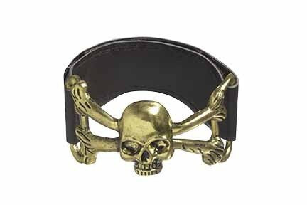 Pirate Skull Cuff Bracelet