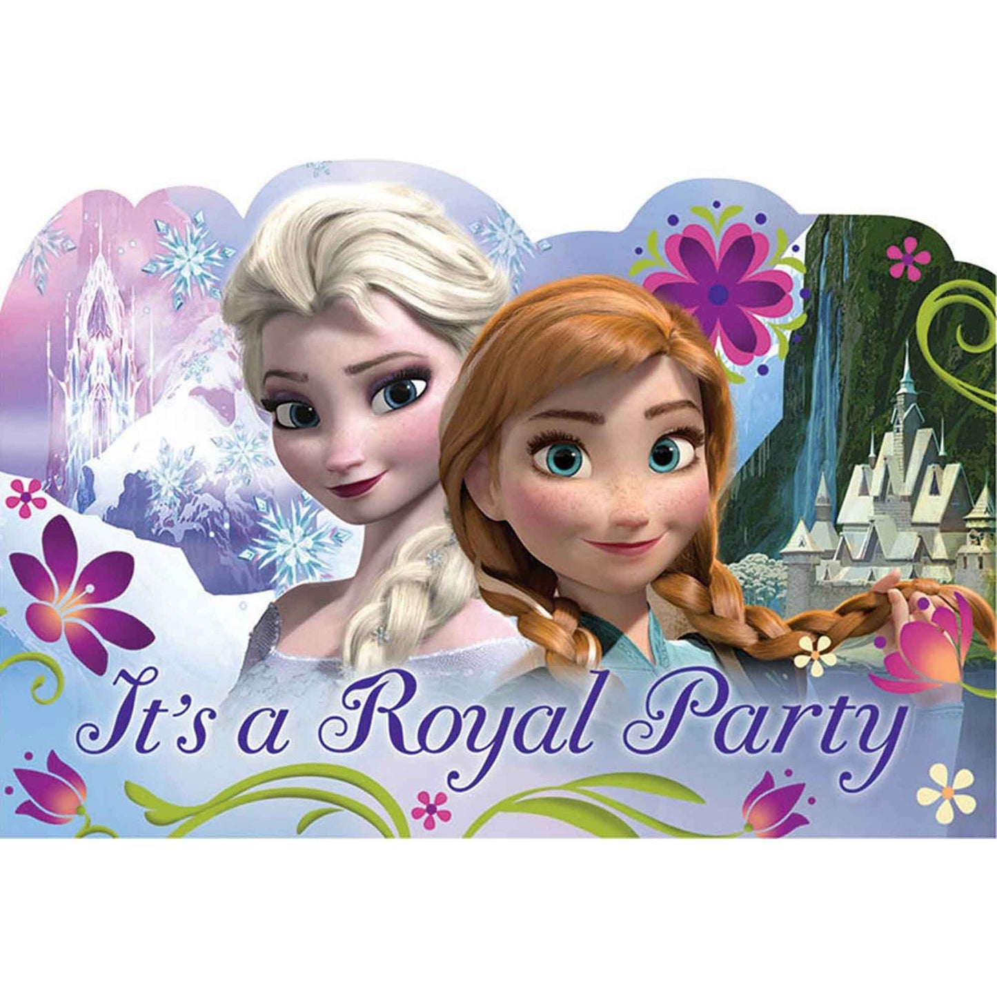 Frozen Postcard Invitations