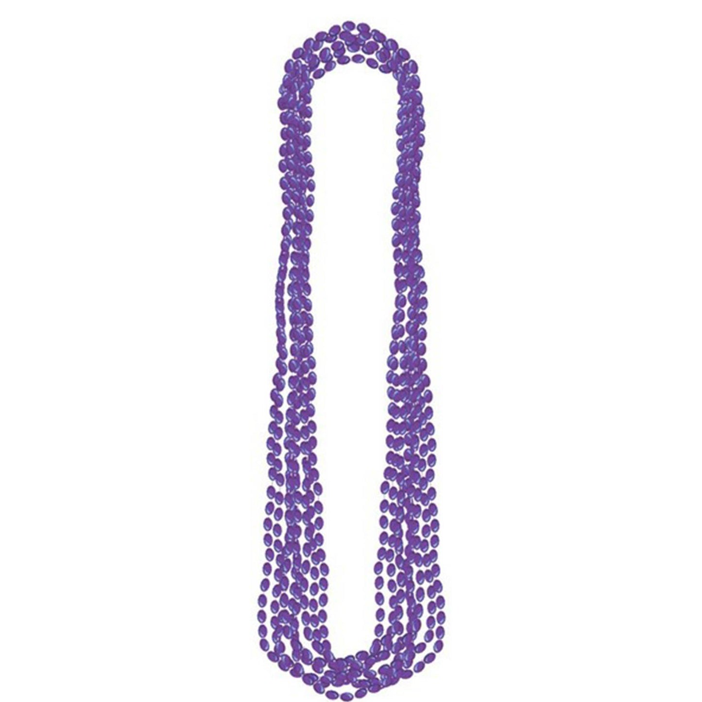 Metallic Necklace - Purple