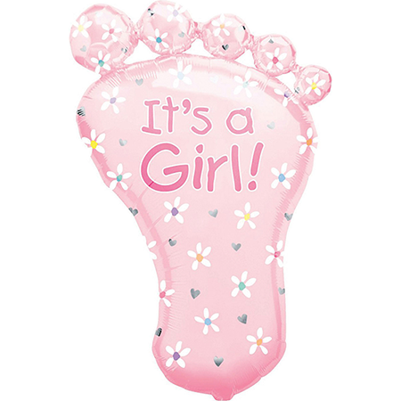 SuperShape XL It's A Girl Foot