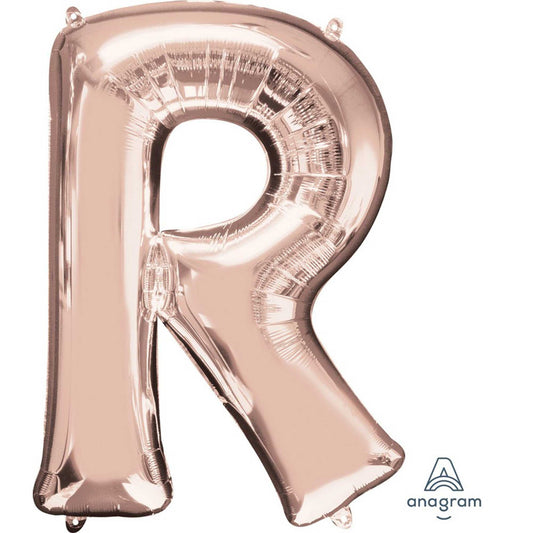 SuperShape Letter R Rose Gold