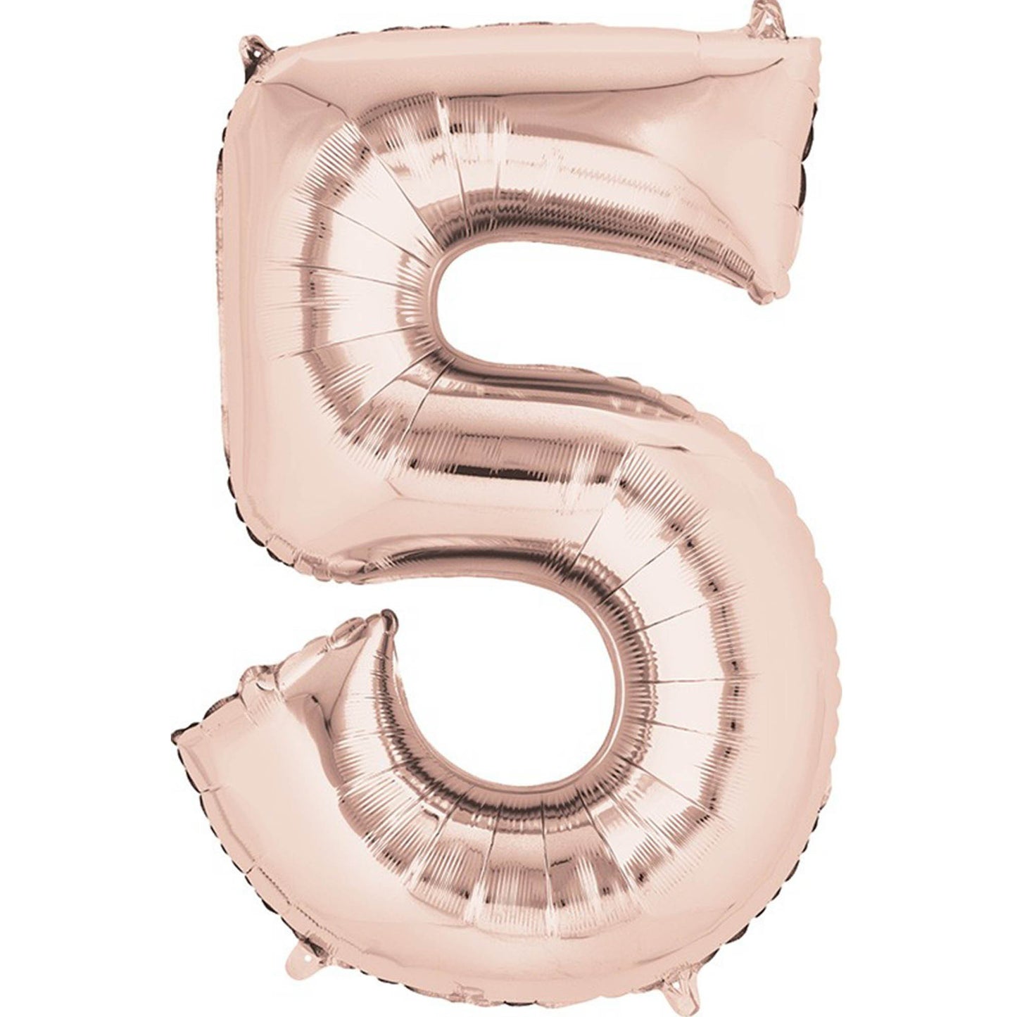 SuperShape Rose Gold Numeral 5.