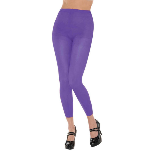 Footless Tights - Purple