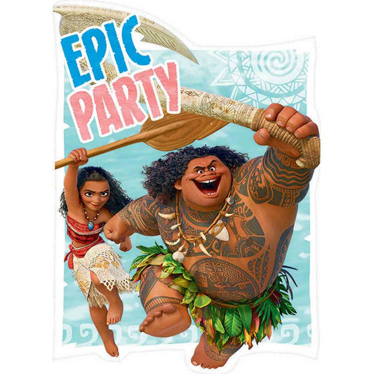 Moana Invitations