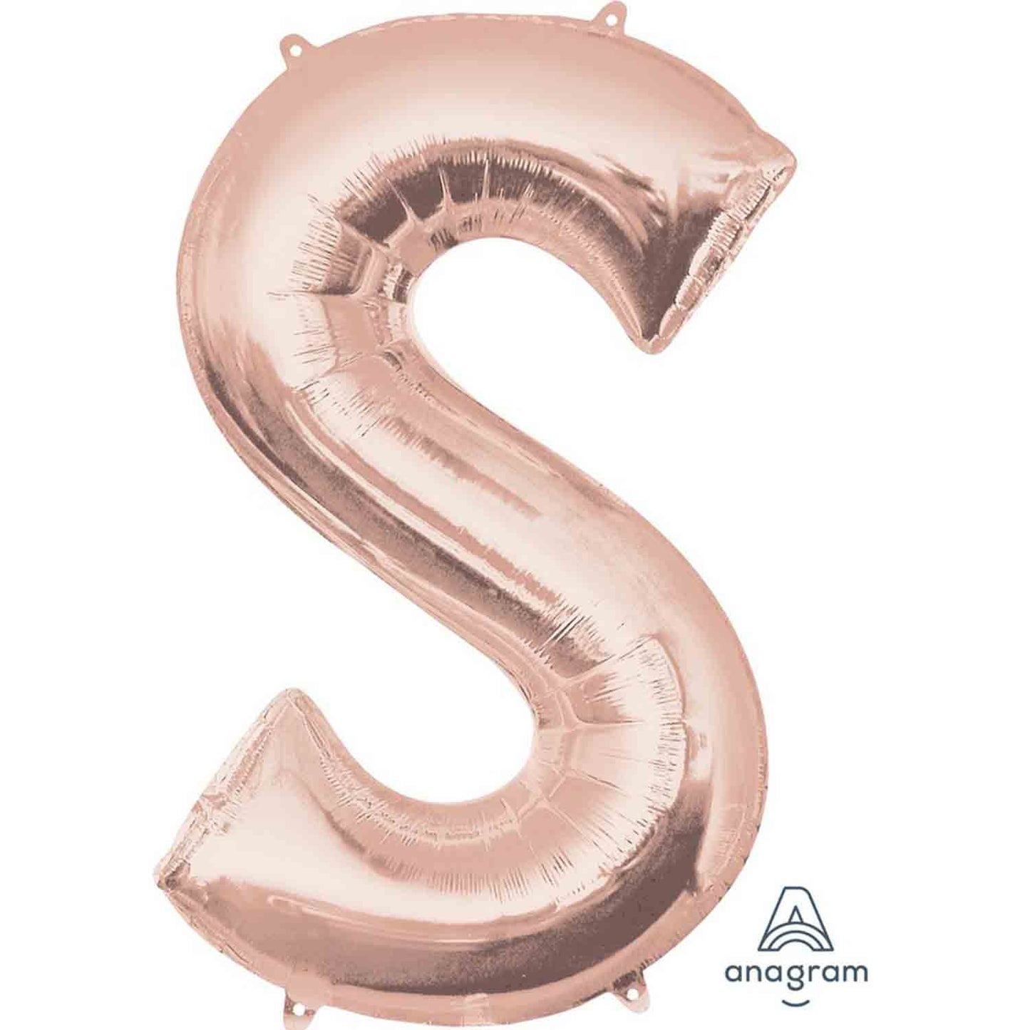 SuperShape Letter S Rose Gold