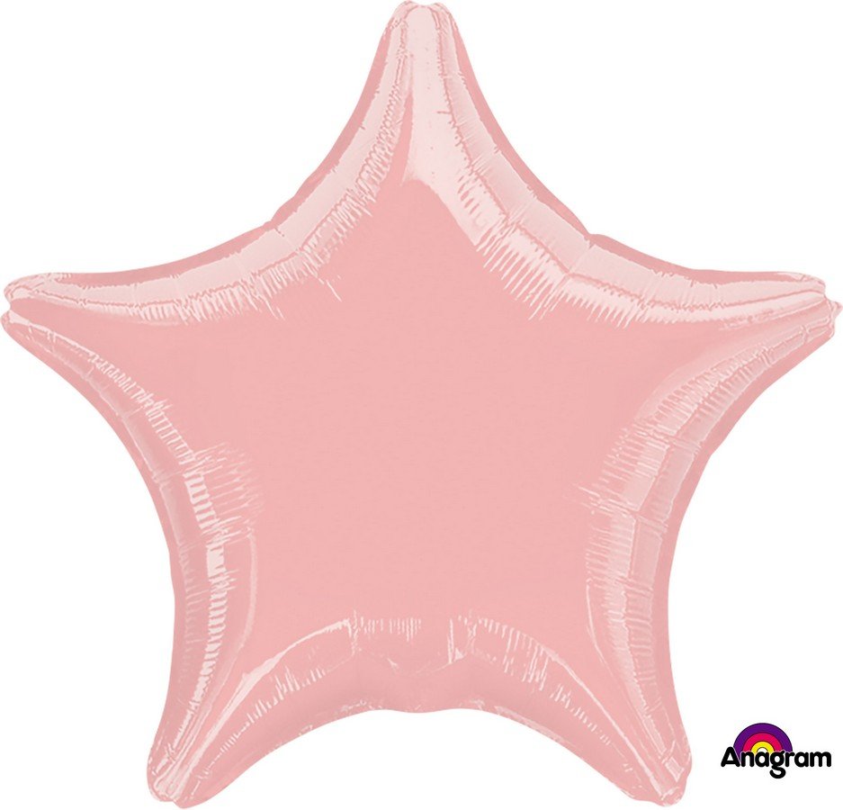 45cm Standard Star XL Metallic Pearl Pastel Pink