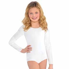 White Body Suit Child Size Small to Medium