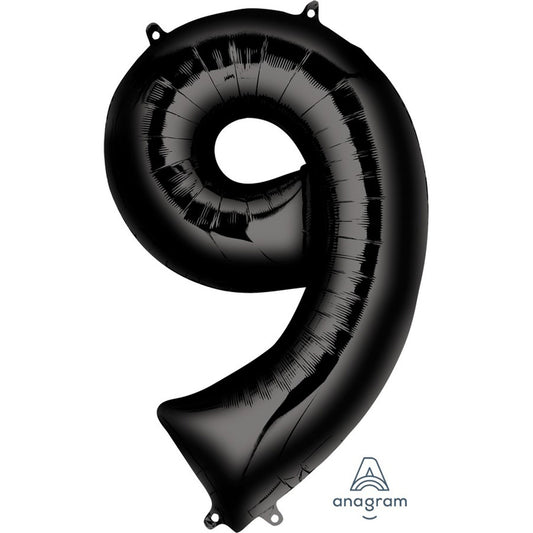 SuperShape Black Numeral 9.