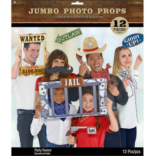 Western Jumbo Photo Prop Kit