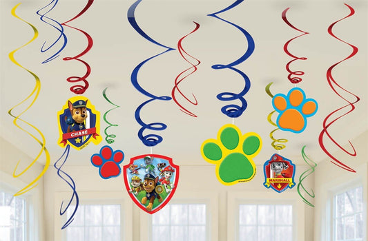 Paw Patrol Swirls Danglers (Pack of 12)