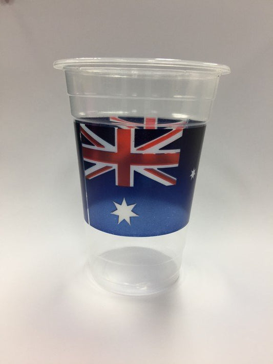 Australia 16oz / 473ml Plastic Cups (Pack of 8)