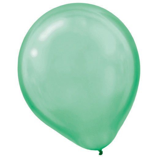 Latex Balloons Pearl 30cm 15CT Festive Green