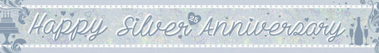 Banner Holographic Silver Anniversary