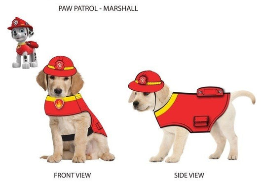 Paw Patrol Dog Costume Marshall-Red