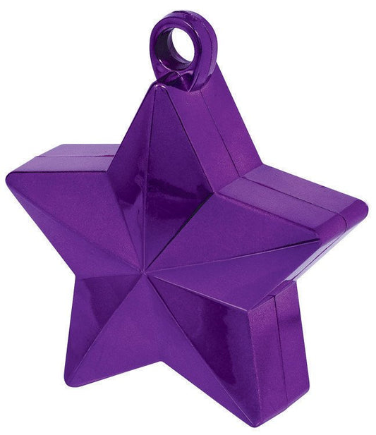 Star Balloon Weight - Purple