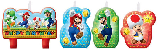 Super Mario Brothers Birthday Candle Set