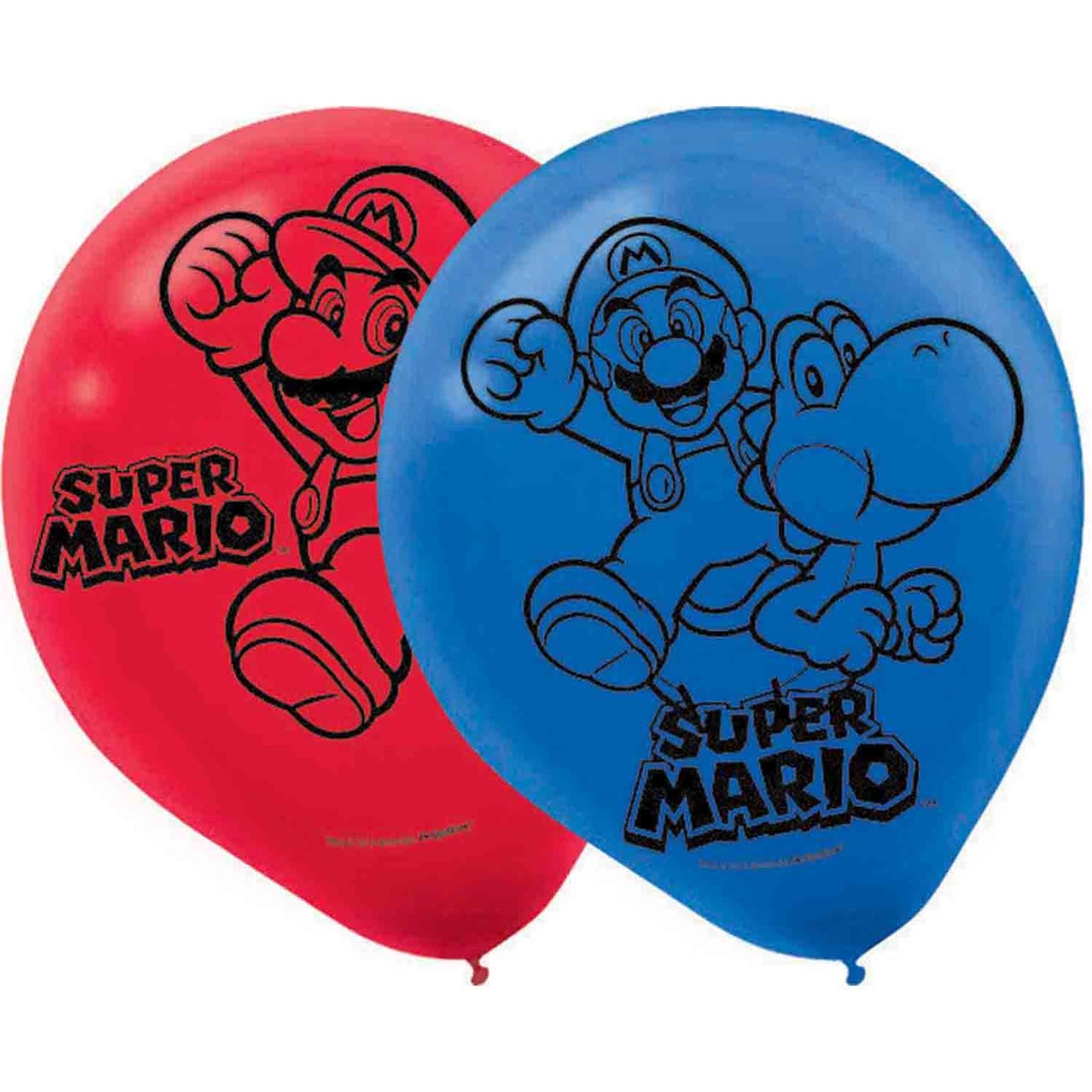 Super Mario Brothers 30cm Latex Balloons