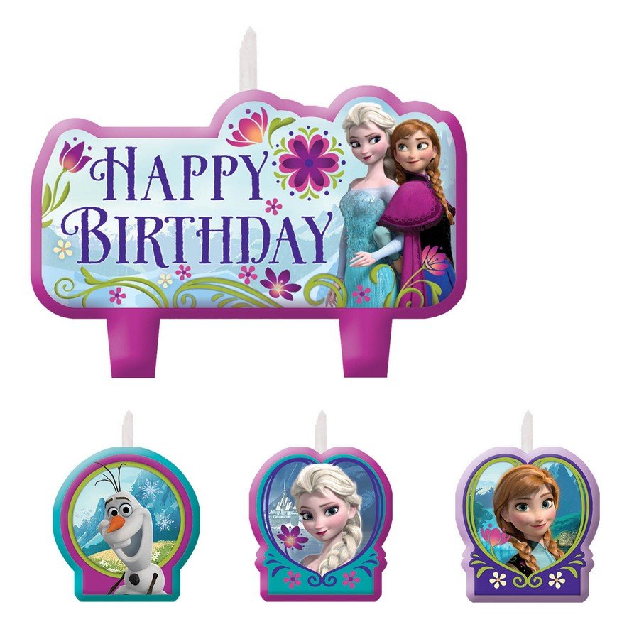 Frozen Birthday Candle Set