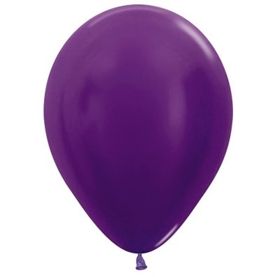 Sempertex 30cm Metallic Purple Violet Latex Balloons 551, 100PK