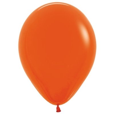 Sempertex 12cm Fashion Orange Latex Balloons 061, 50PK