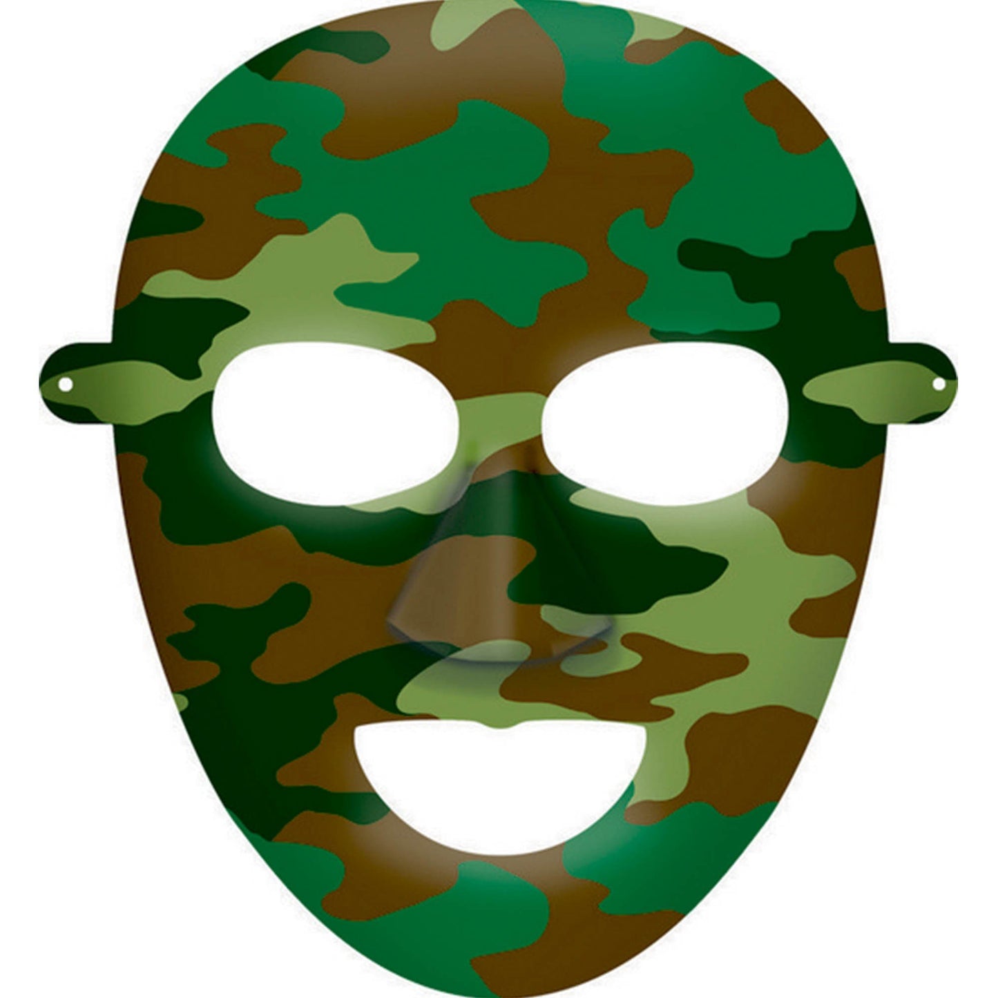 Camouflage Paper Party Masks