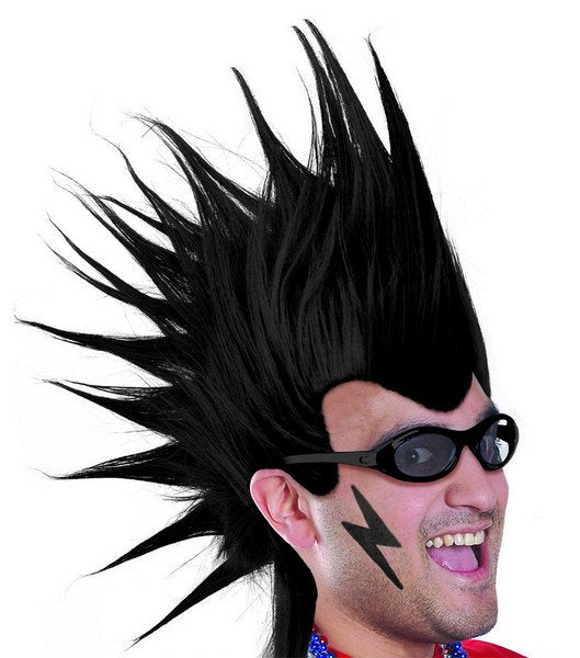 Mohawk Wig - Black