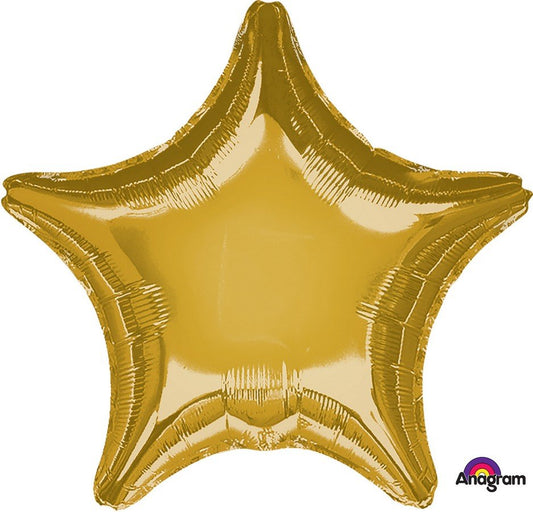 45cm Standard Star XL Metallic Gold