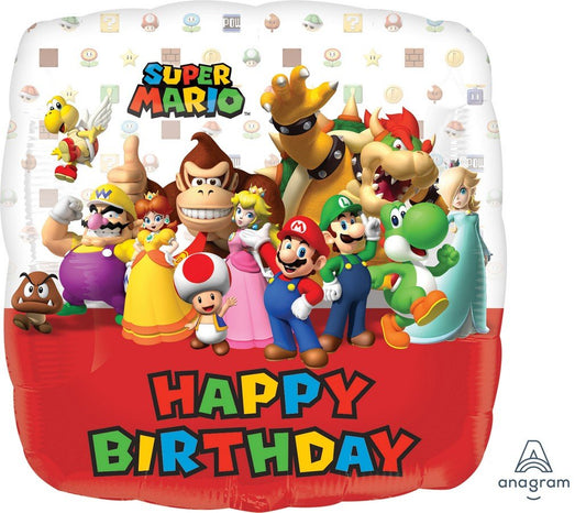 45cm Standard HX Super Mario Brothers Happy Birthday