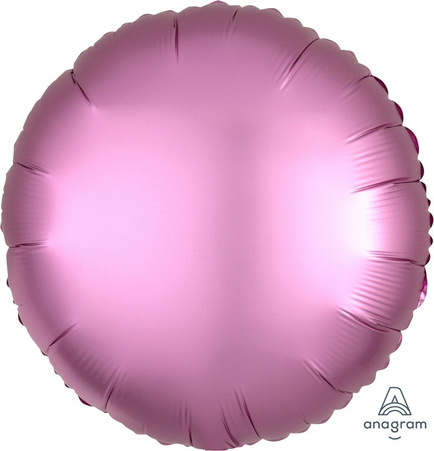 45cm Standard HX Satin Luxe Flamingo Circle