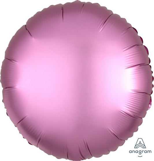 45cm Standard HX Satin Luxe Flamingo Circle