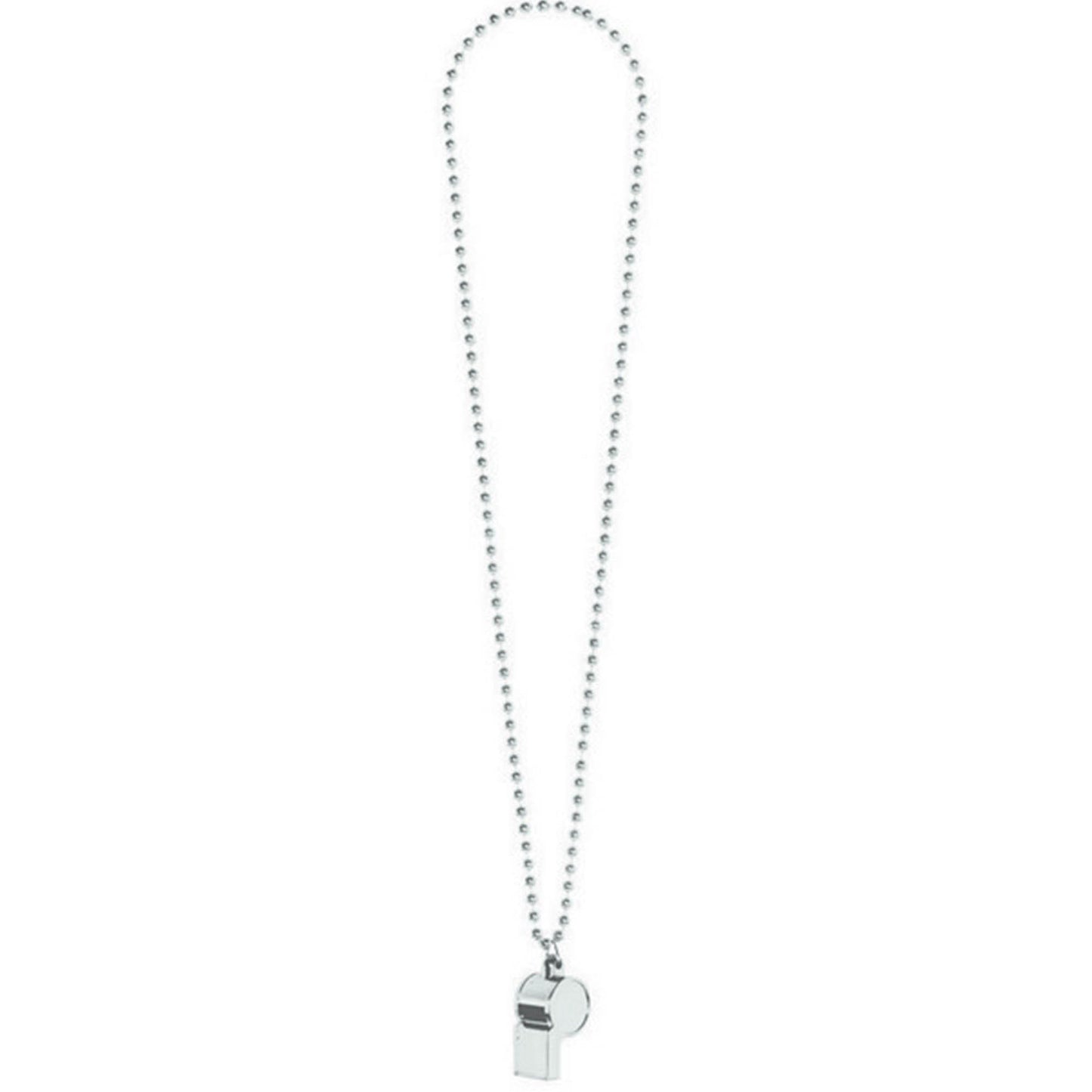 Whistle On Chain Necklace  - Silver