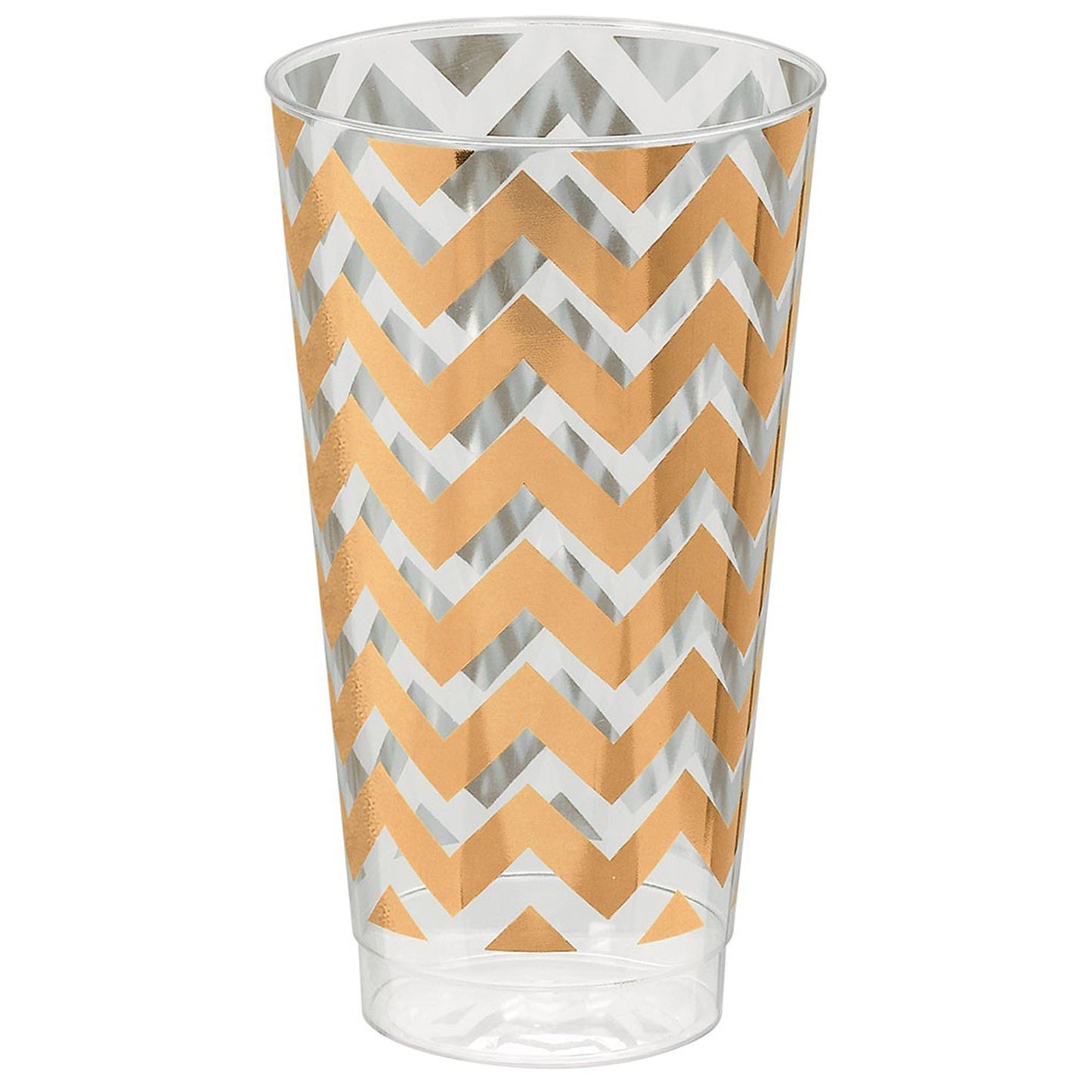 Premium Chevron Rose Gold 473ml Tumblers