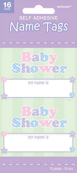 Baby Shower Name Tags